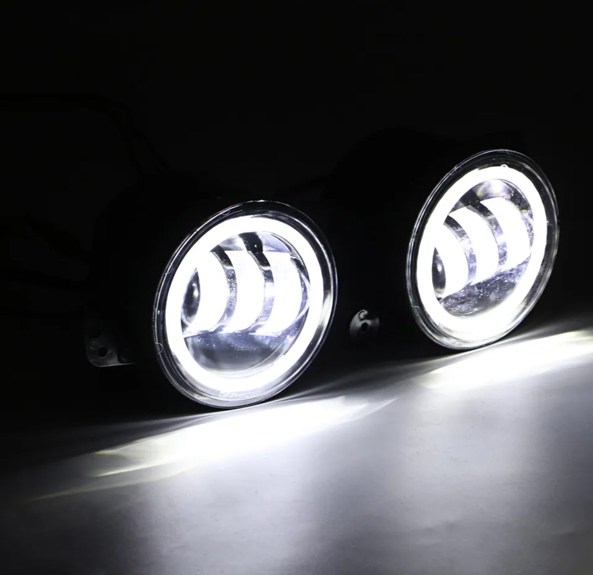 FOG LIGHTS. 4” Halo Indicator with DRL
