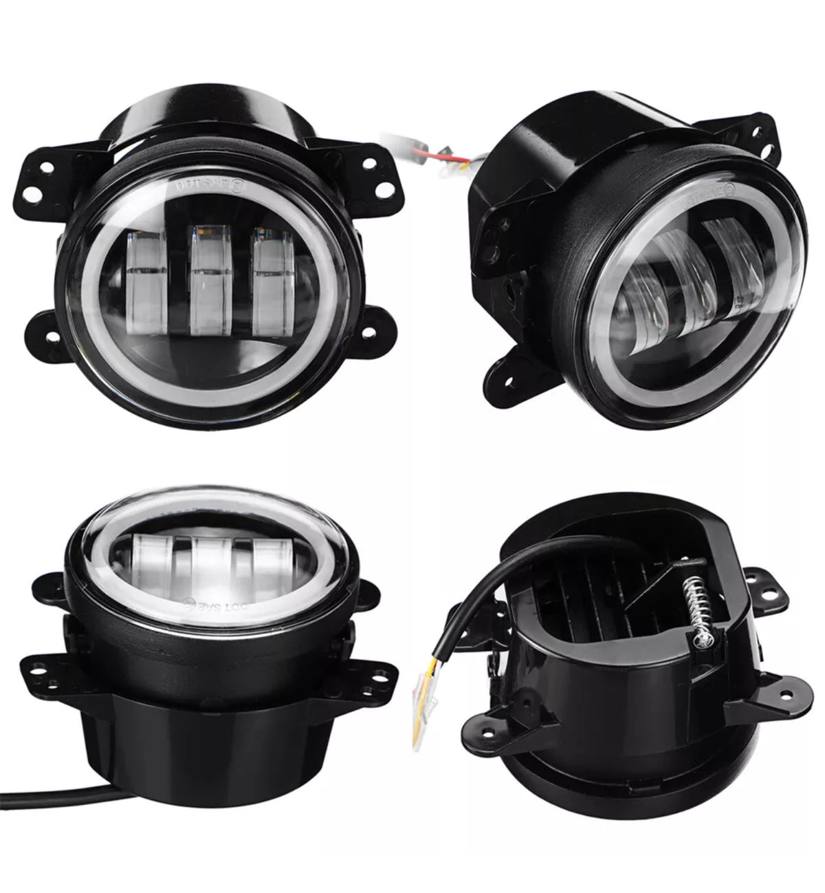 FOG LIGHTS. 4” Halo Indicator with DRL