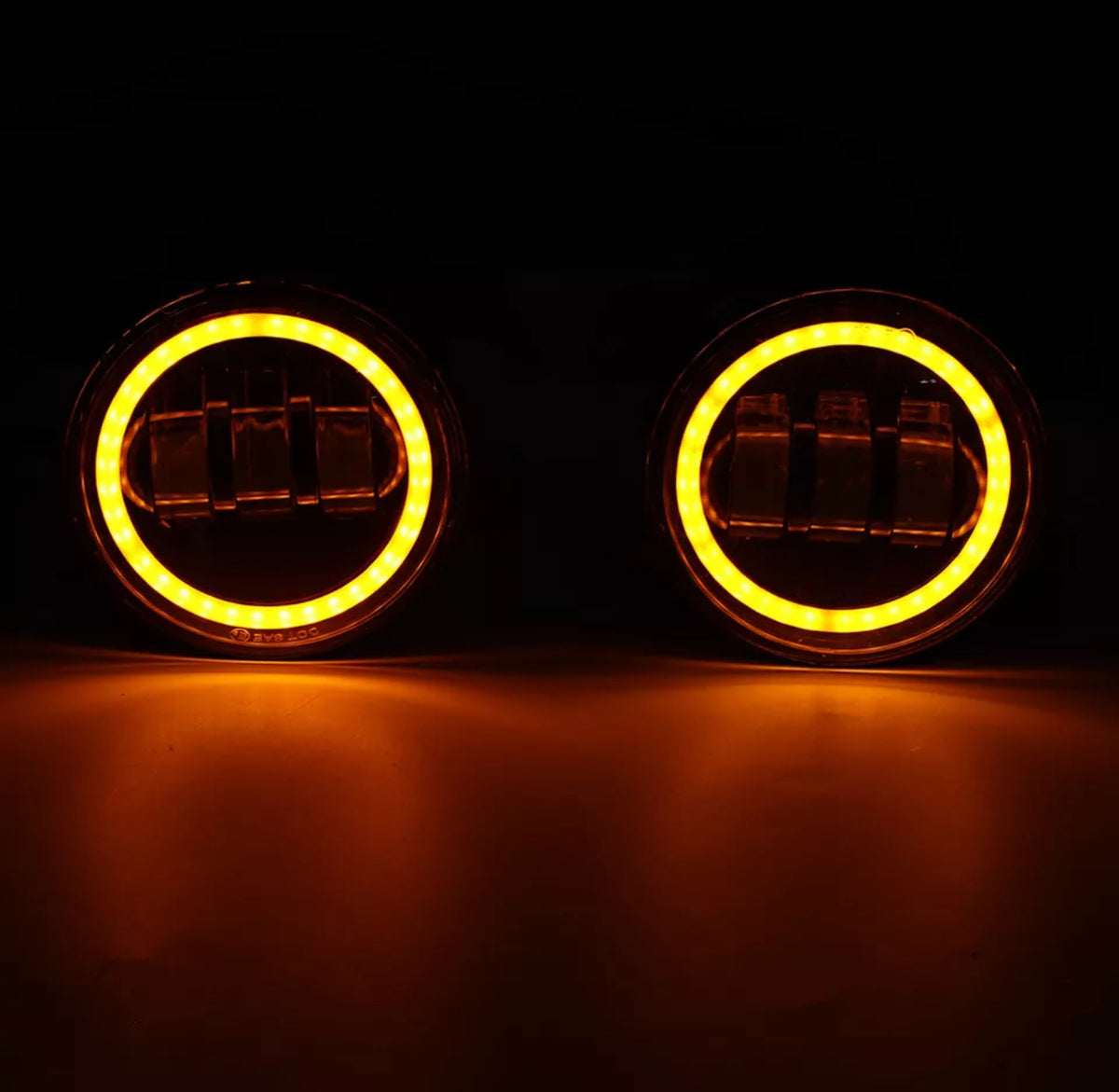 FOG LIGHTS. 4” Halo Indicator with DRL