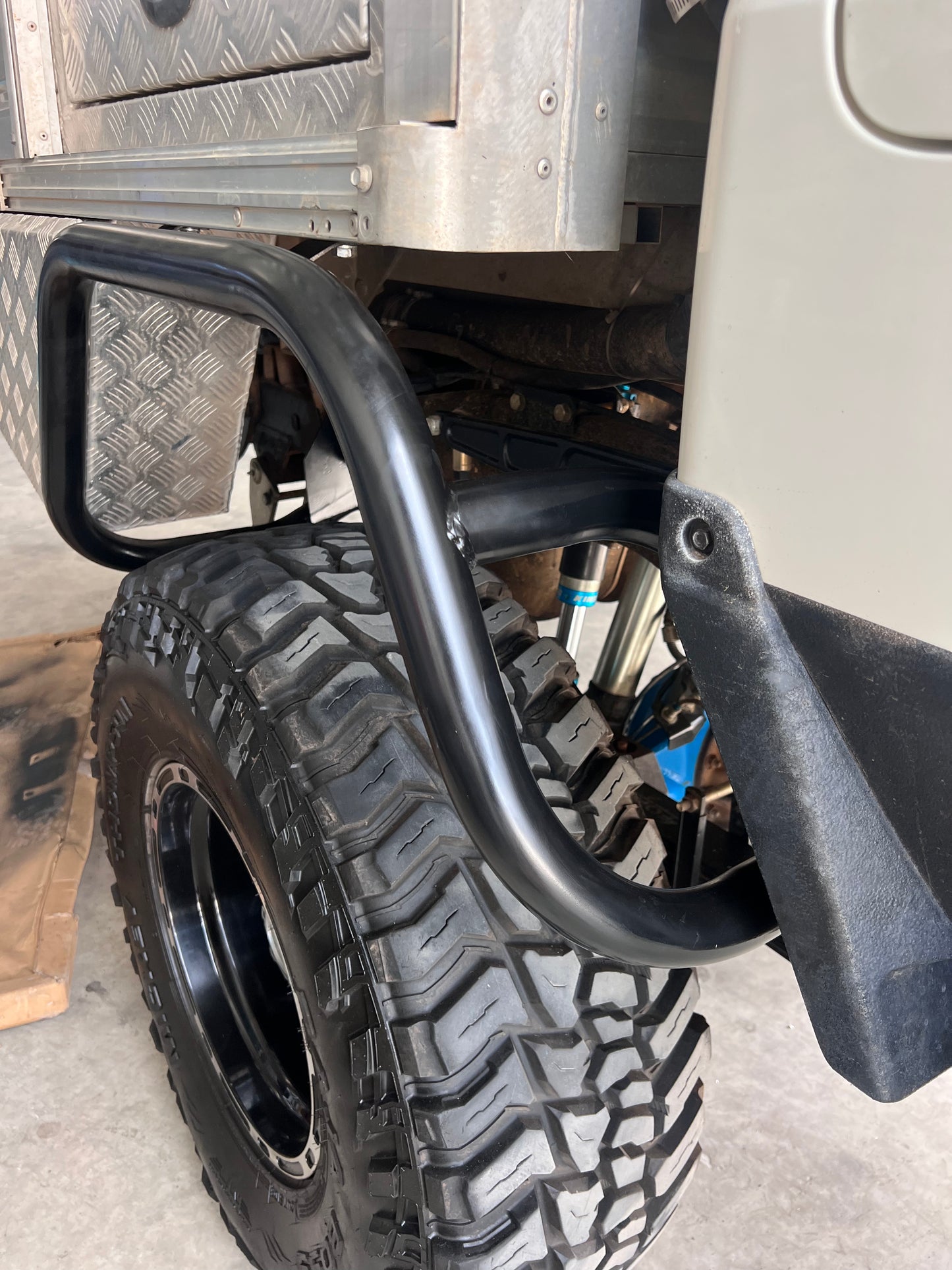 79 DUAL CAB REAR SCRUB GUARDS