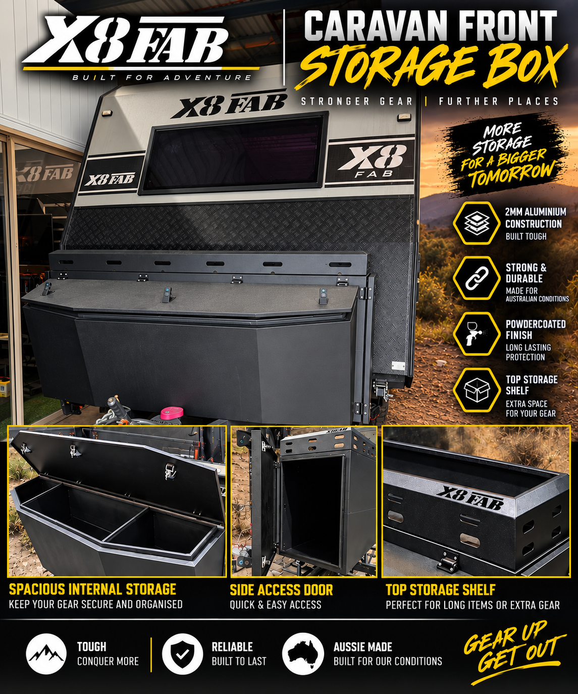 X8 FAB Front Storage Box